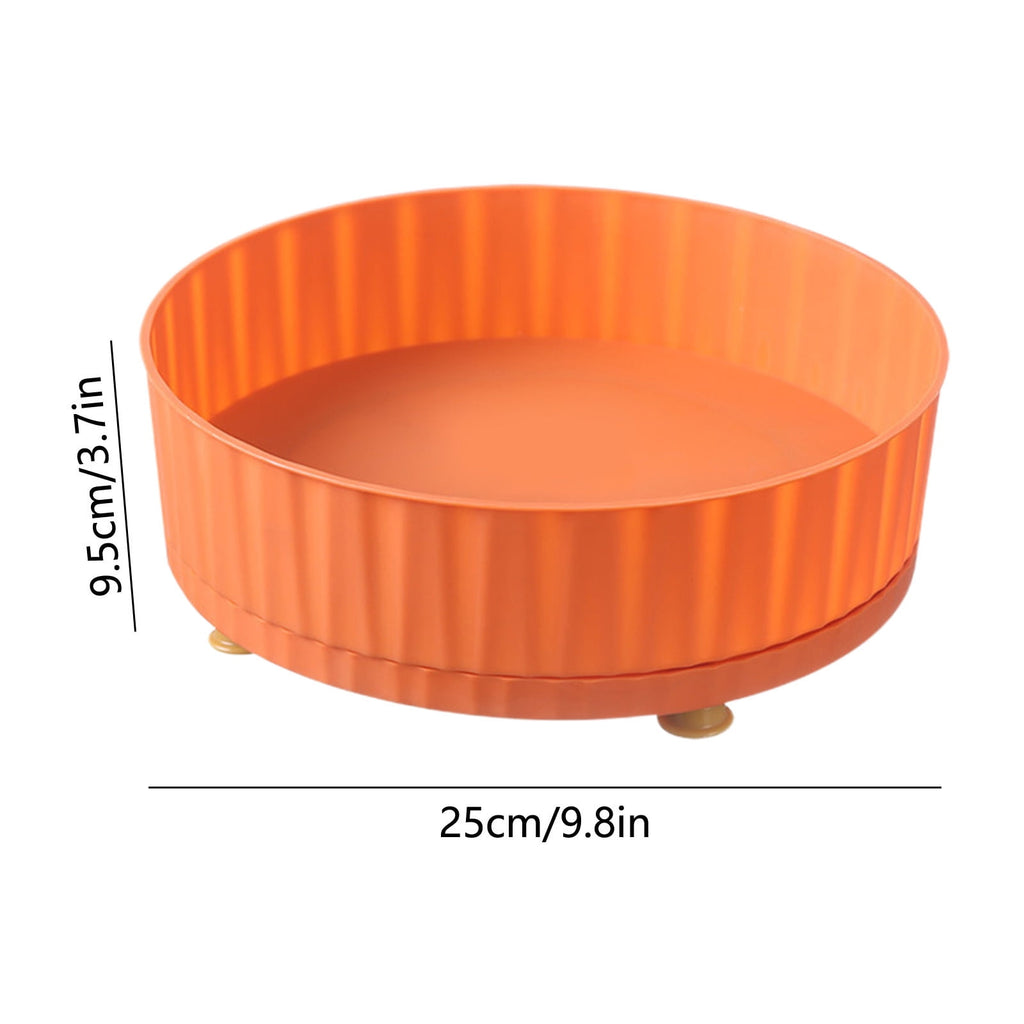 under $5 Makeup Perfume Organizer Tray 360 Degree Rotating Lazy Susan Skincare Lotion Organizer Spinning Cosmetics St... - Image 3