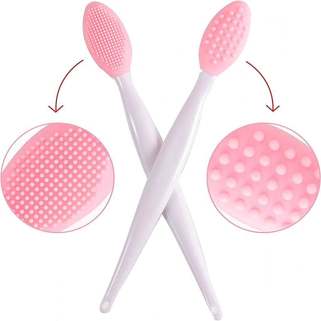 10 Lip Scrub Brush Silicone Exfoliating Colorful Lip Scrubber Double-Sided Soft Lip Brush for Lip Skin Smoothing Clea... - Image 3