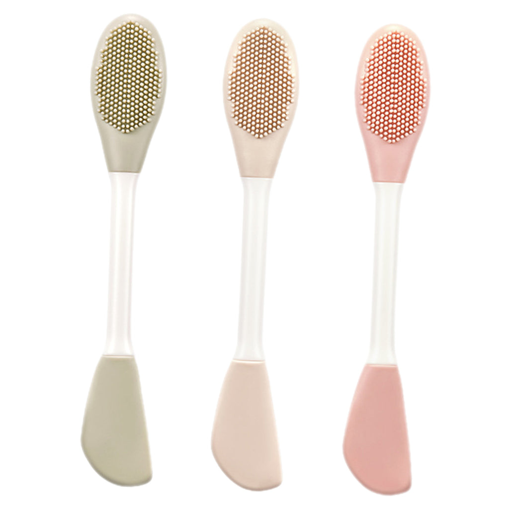 3Pack Silicone Applicator Brush for Facial Cleansing in Skincare Routine - Image 4