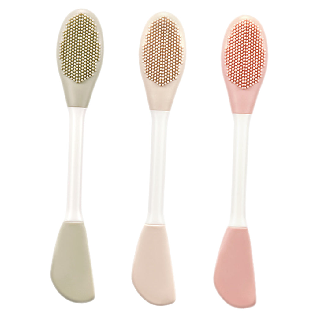 3Pack Silicone Applicator Brush for Facial Cleansing in Skincare Routine - Image 4