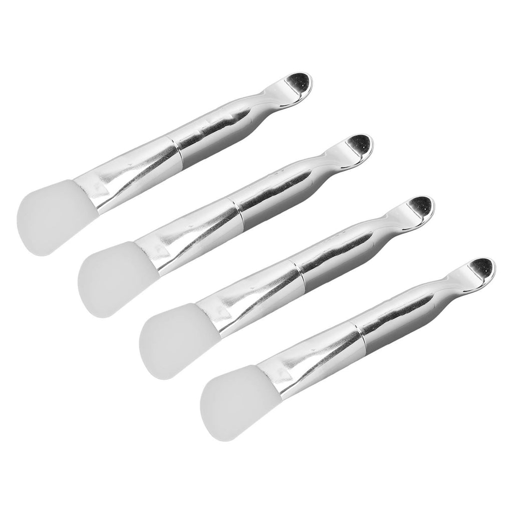 4pcs Double Ended Face Mask Brushes Set, Silicone Facial Mud Mask Applicator with Aluminum Handle for Professional Sk... - Image 6