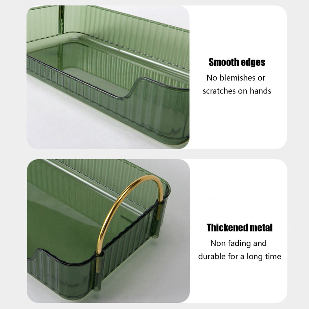 Lilixerw Bathroom Storage Organizer Countertop,Tray for Skincare Makeup,Counter Organizer for Cosmetics,Toiletries - Image 5