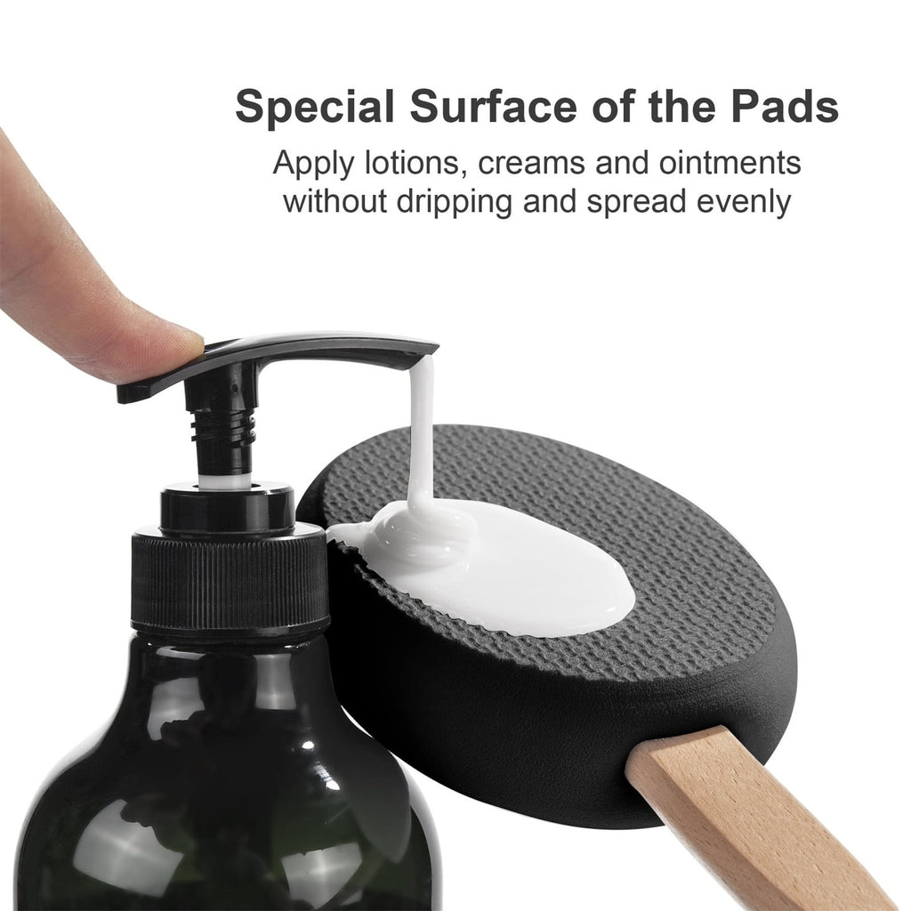 Clearance Sale Lotion Applicator for Back and Feet, 3 Replaceable Heads, Long-Handled Lotion Applicator for Elderly W... - Image 5