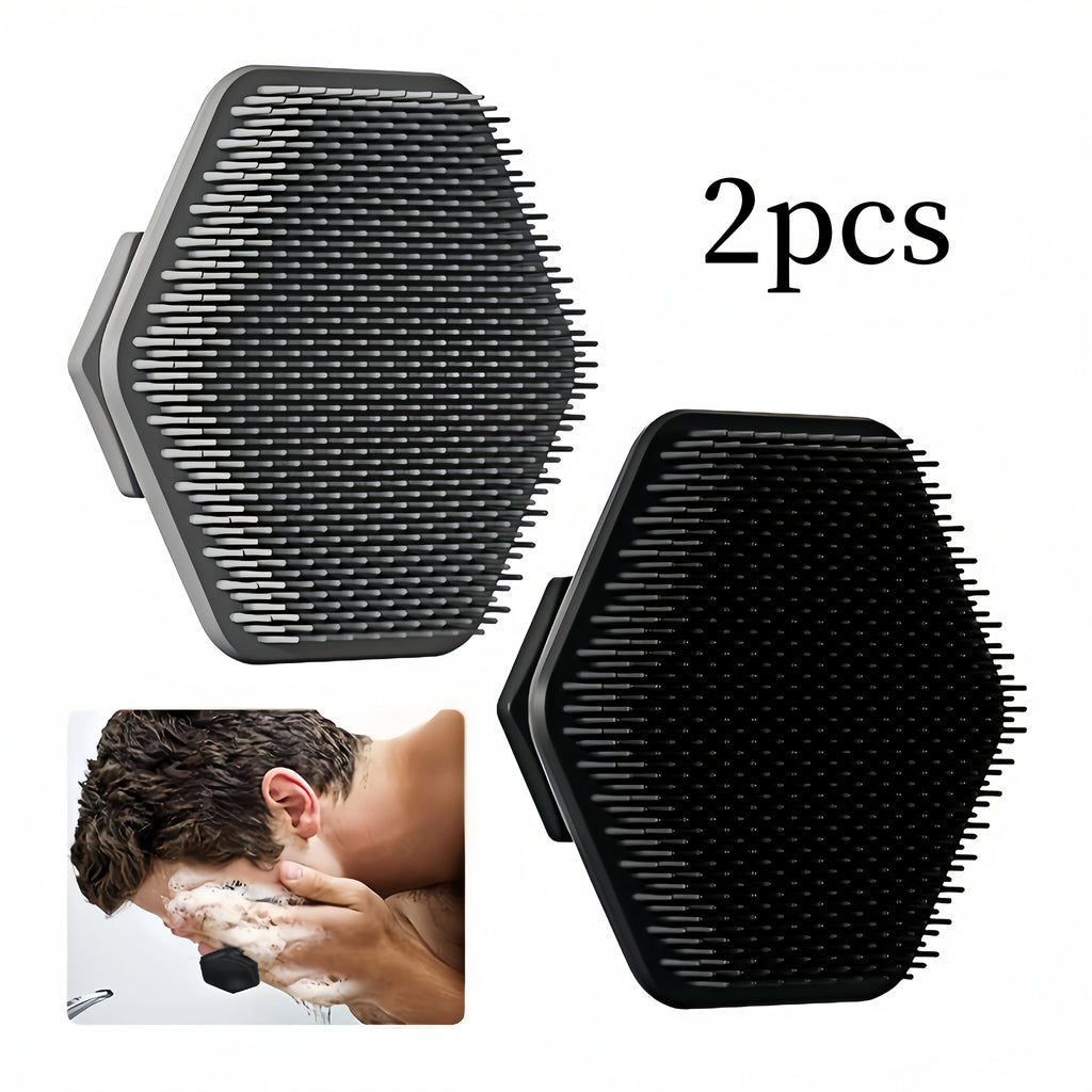 2pcs Silicone Facial Exfoliating Brush for Deep Cleansing and Massage, Manual Cleansing Tool
