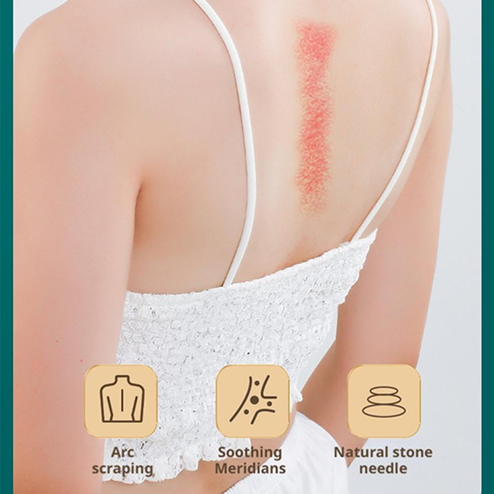 Wireless Electric Heated Gua Sha Massager with 12 Vibration Levels, Rechargeable Bianstone Face & Body Massage Tool f... - Image 5