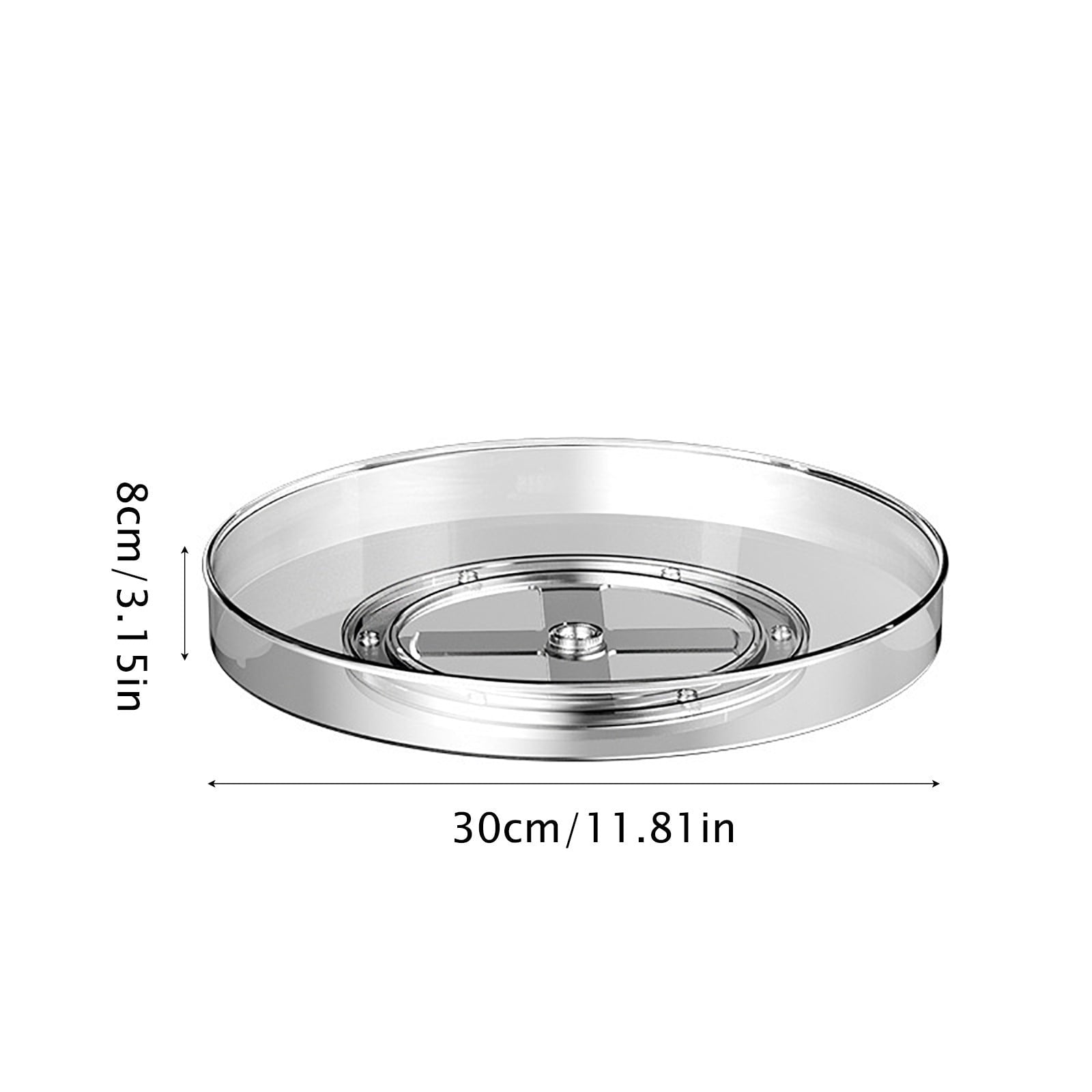 360 Rotating Makeup Organizer, Clear Acrylic Cosmetic Storage Turntable for Skincare, Perfume & Lipstick, Round Spinn... - Image 3