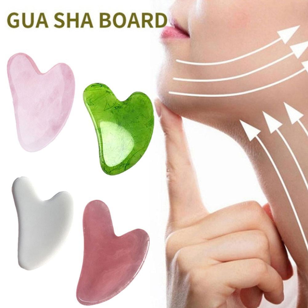 Double Headed Massage Gua Sha Resin Facial Roller Face Lift Up Skin Care Spa Tool - Image 3