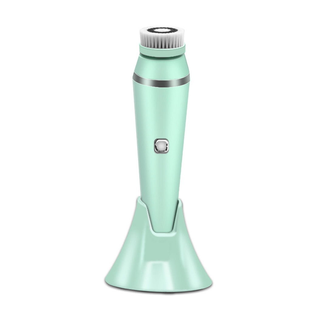 4 in 1 for Facial Cleansing Brush Face Massager with 4 Heads Rechargeable Skin Care Tool - Image 4