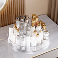 360 Rotating Makeup Organizer, Clear Acrylic Cosmetic Storage Turntable for Skincare, Perfume & Lipstick, Round Spinn...