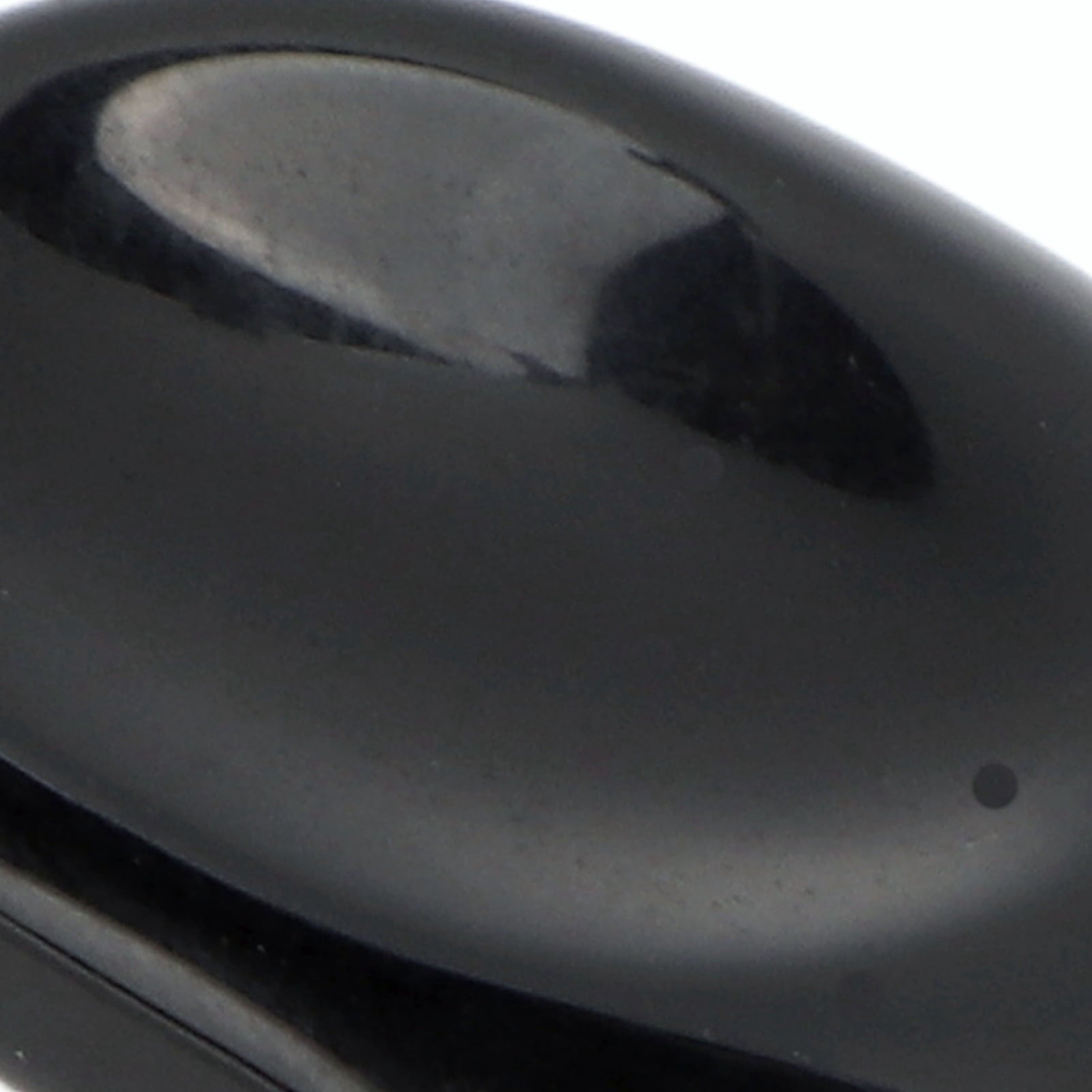 Black Obsidian Curved Cosmetic Spatula Scoop, Mini Gua Sha Jade Stone Makeup Applicator for Eye Cream and Face Masks,... - Image 4