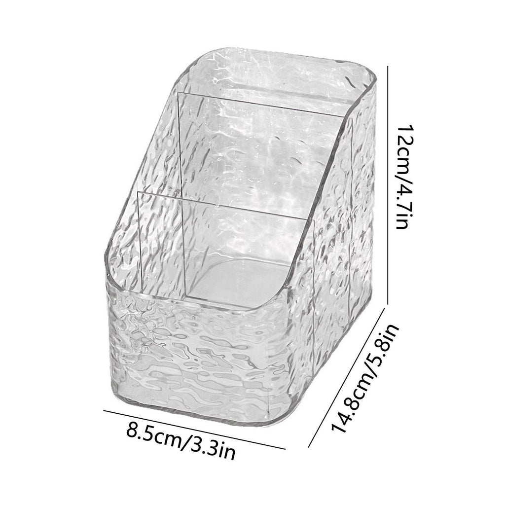 Shipiny Glacier Grain Desktop Storage Box, Lipstick Nail Polish Organizer, Cosmetics Lip Gloss Storage Rack, Small Makeup Skincare Desktop S - Image 3
