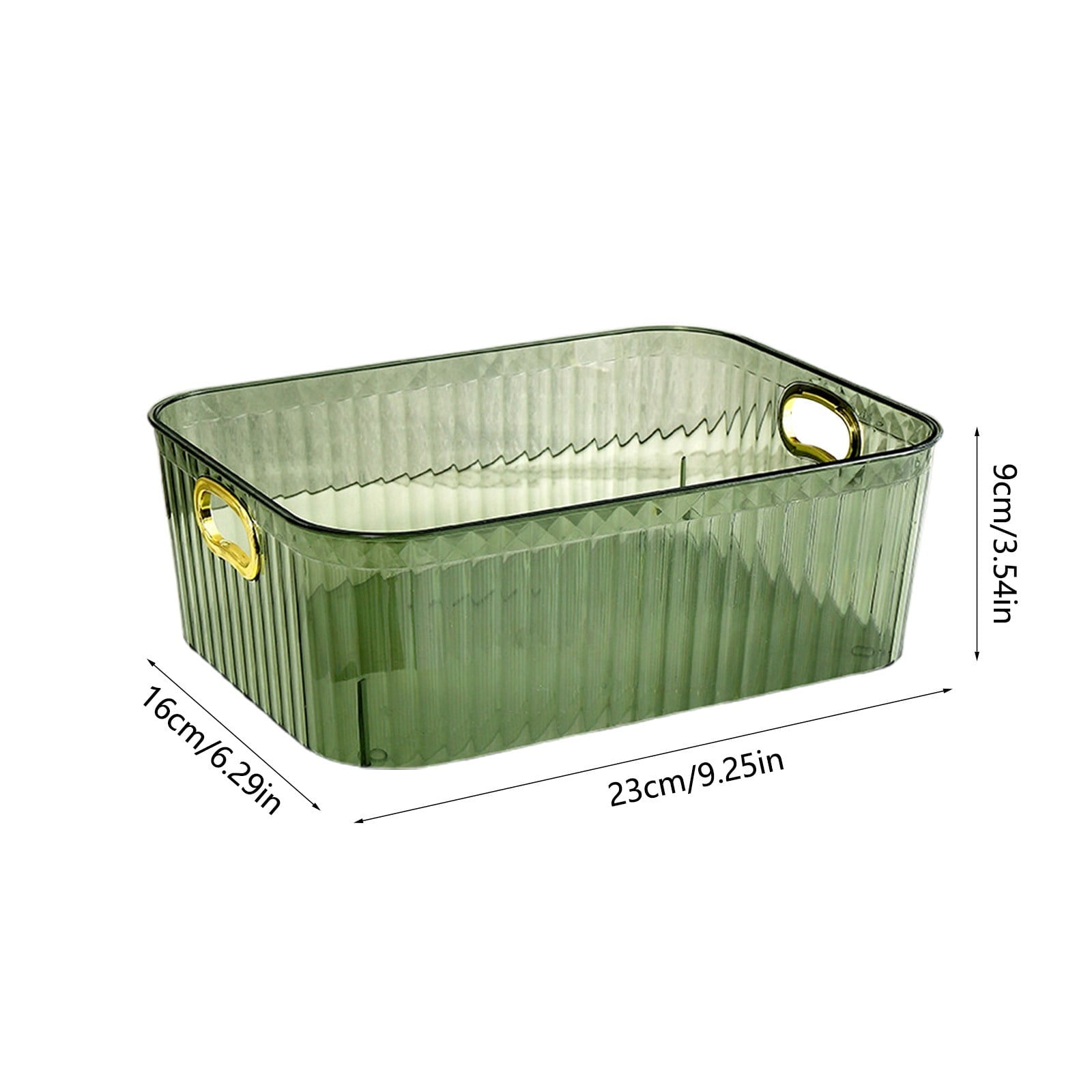 Transparent Makeup Organizer ,Cosmetics and Skincare Countertop Storage Shelf,Sundry Snacks Storage Basket, Counterto... - Image 3