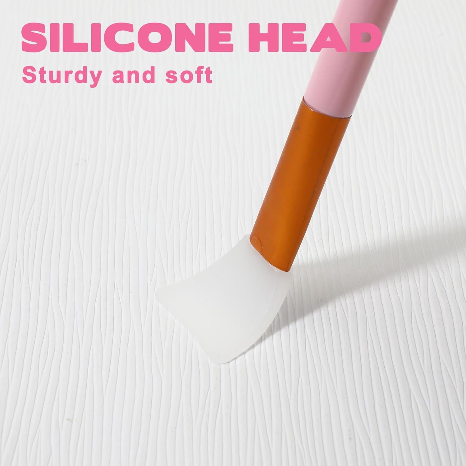 4 PCS Face Mask Applicator Tool, Silicone Flexible Face Mask Spatula, Exfoliating Facial Brush for Facial Mud, Clay M... - Image 3