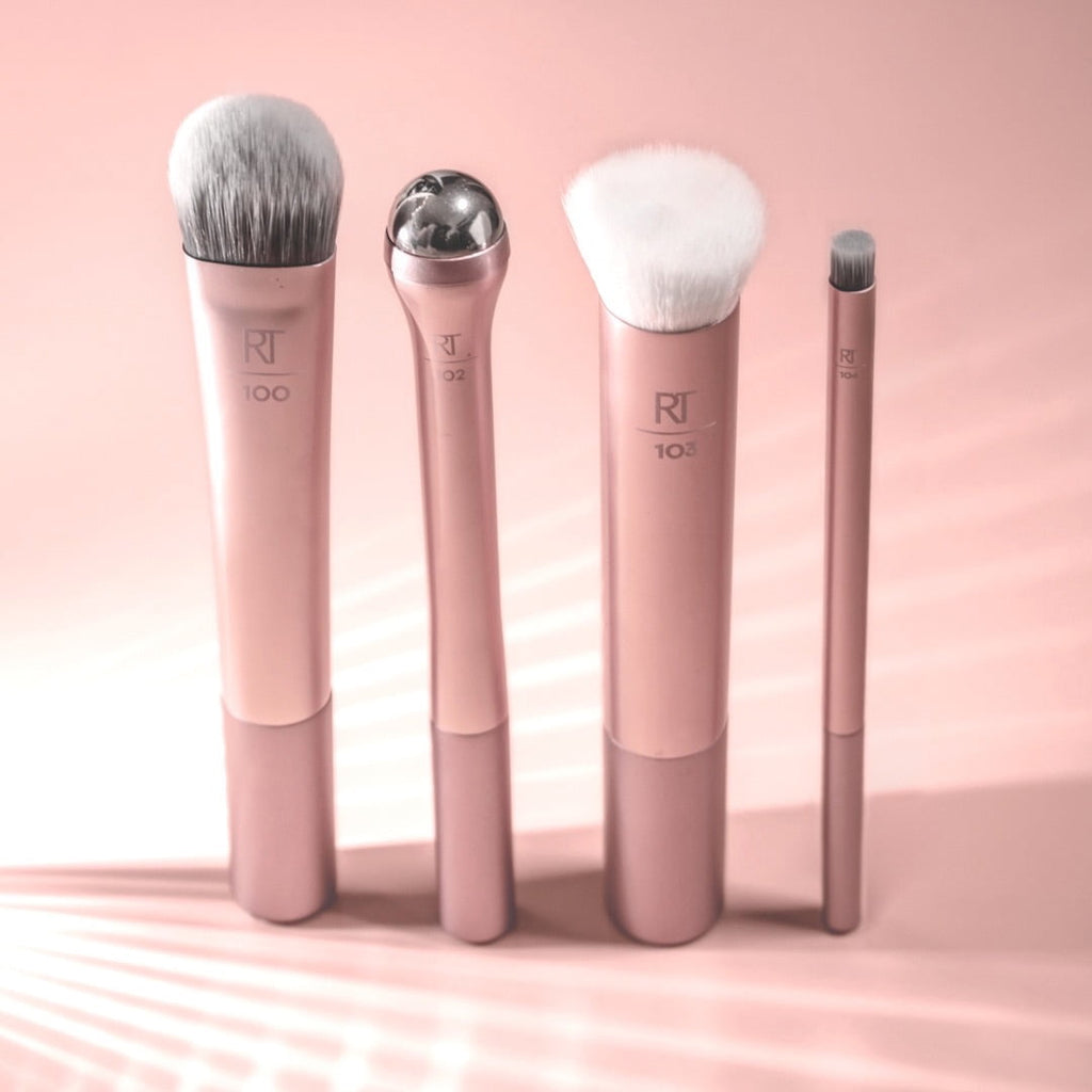 Skincare Prep & Prime Makeup Brush Set, 4 Piece - Image 4