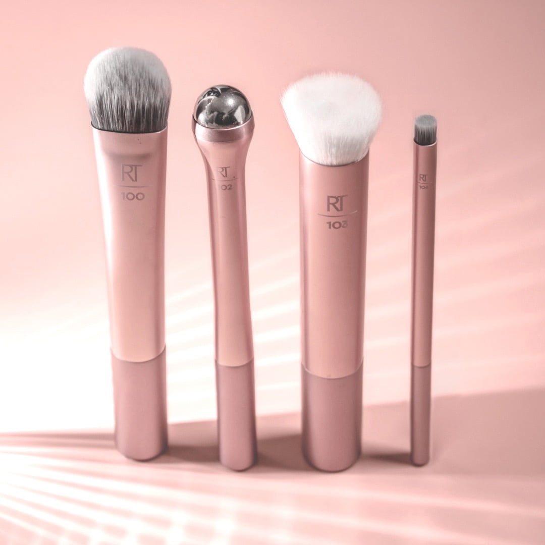 Skincare Prep & Prime Makeup Brush Set, 4 Piece - Image 4