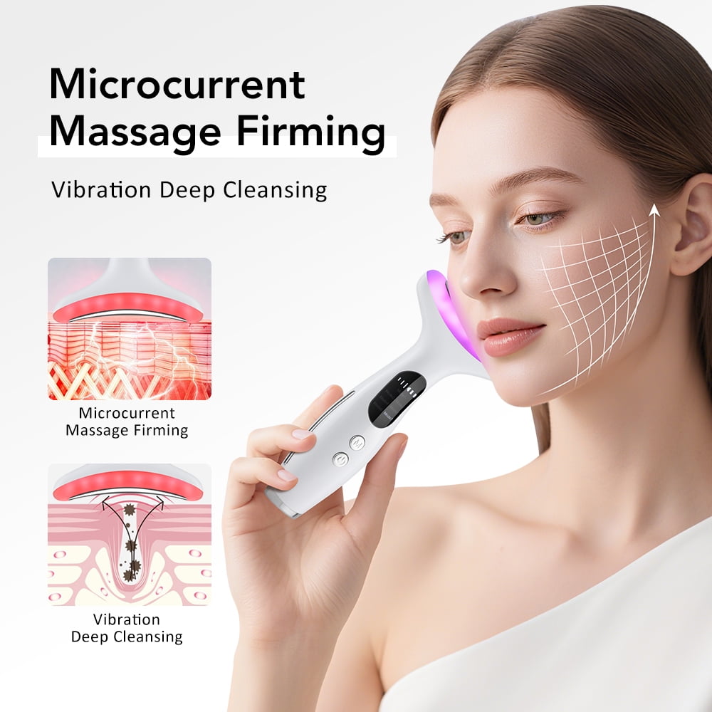 Electric Gua Sha Facial Tools,Face Sculpting Tool & Lift Device,Heated & Vibration Massager,Anti-Aging & Wrinkles, Pu... - Image 4