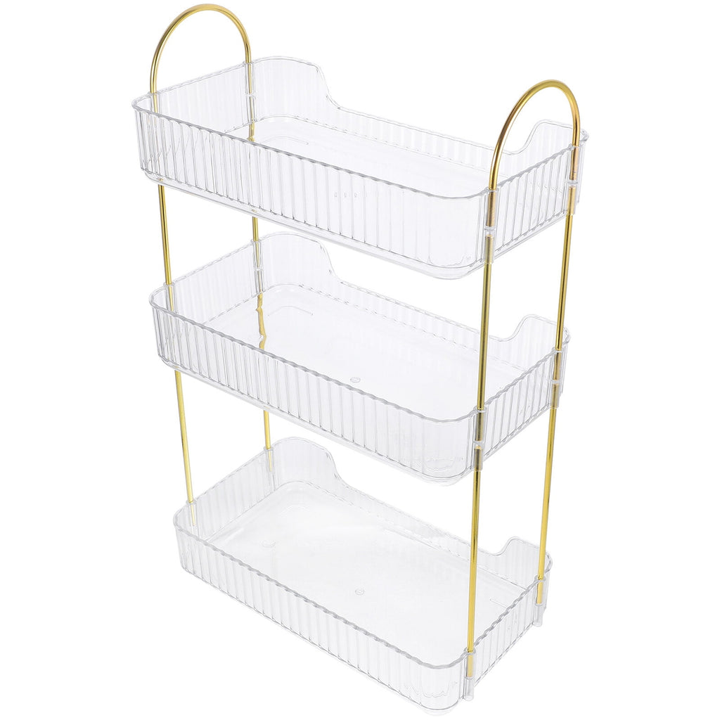 3-Tier Bathroom Counter Organizer, Tool-Free Installation Makeup Skincare Shelf Perfume Stand for Bathroom Vanity Dresser Organizers and Sto - Image 3