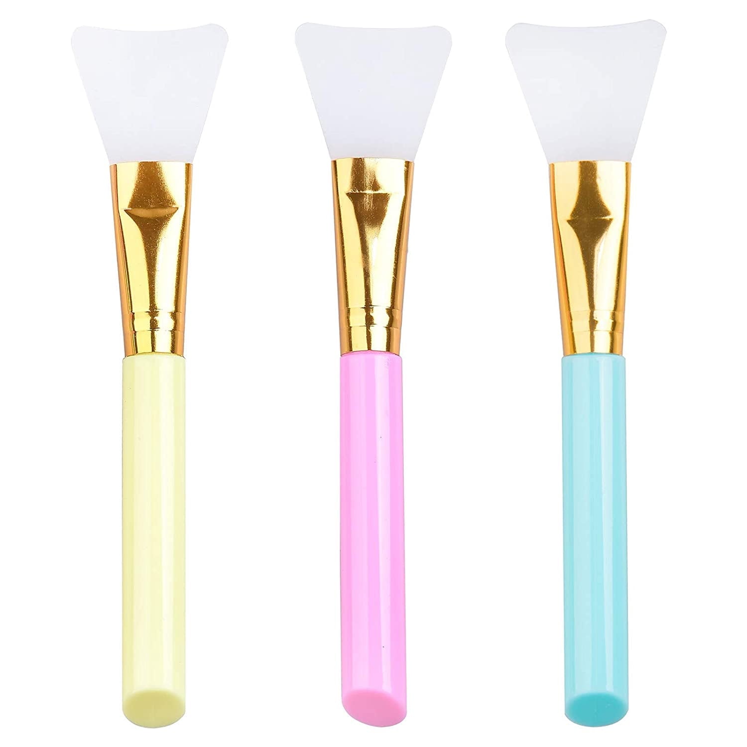 3 PCS Premium Silicone Face Mask Brush,Mask Beauty Tool, Soft Silicone Facial Mud Mask Applicator Brush, Hairless Moi... - Image 6