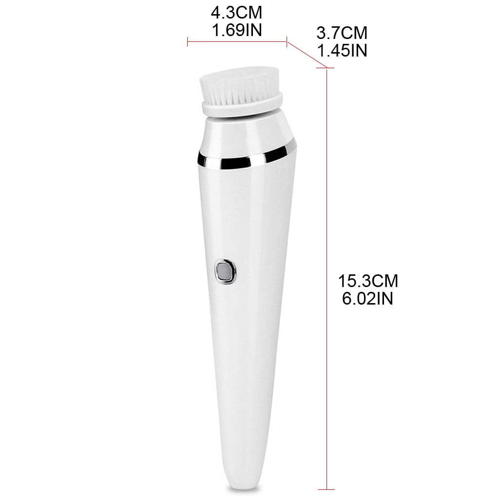 4 in 1 for Facial Cleansing Brush Face Massager with 4 Heads Rechargeable Skin Care Tool - Image 3