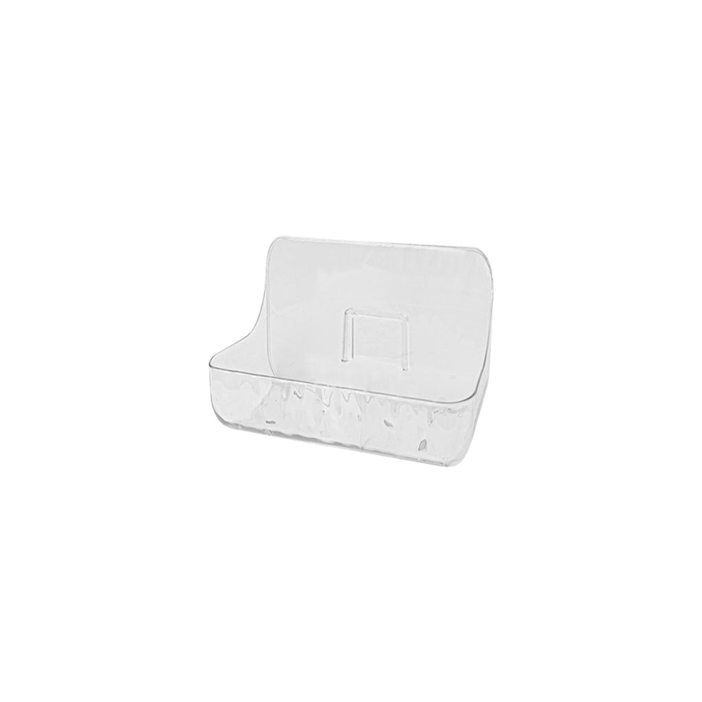 Acrylic Bathroom Shelf Wall Mounted, Large Capacity Shower Storage Rack, Water-Resistant Cosmetic Organizer for Makeu... - Image 2