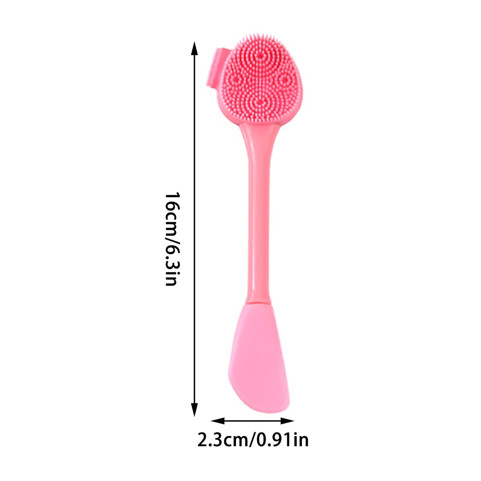 Double Ended Silicone Facial Cleansing Brush Deep Pore Cleaning Massage Applicator Beauty Tool - Image 2
