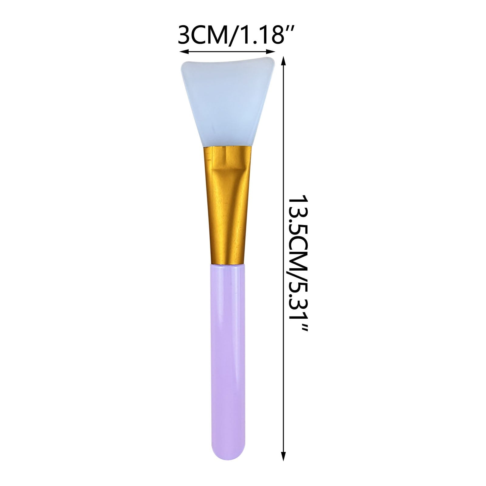 JZCHUNTOY Pink Silicone Facial Mask Brush 1-Pack, Soft and Flexible Makeup Applicator, Easy to Clean and Washable for Home Skincare - Image 3