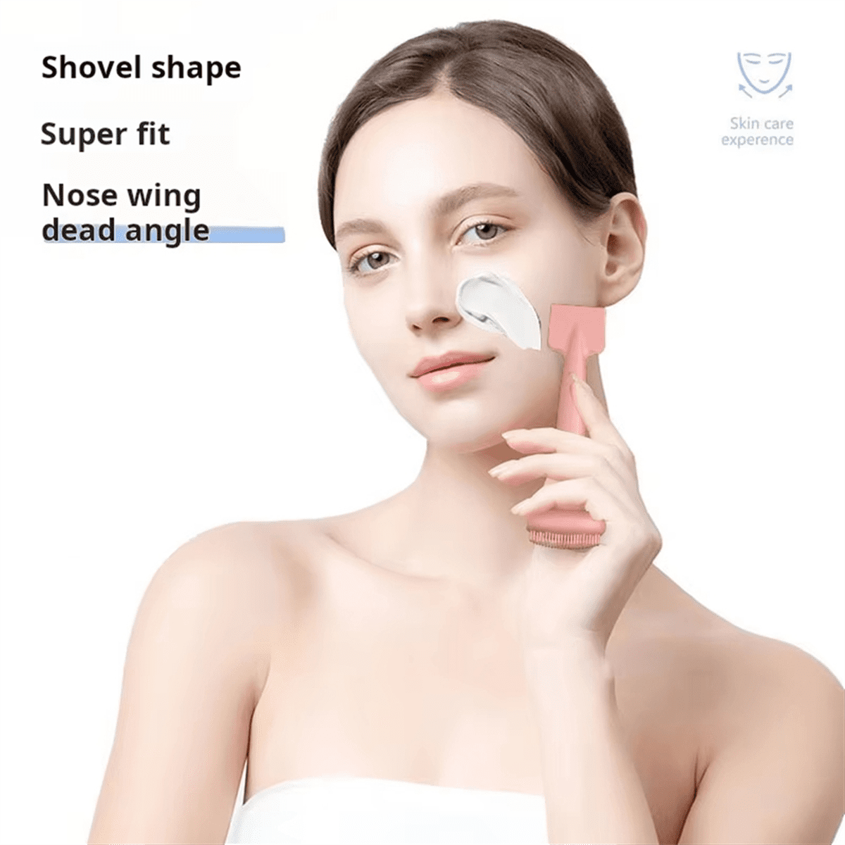 Dual- Silicone Mask Brush, Cleansing & Makeup Applicator Tool for Women,Home Skincare Essentials - Image 5