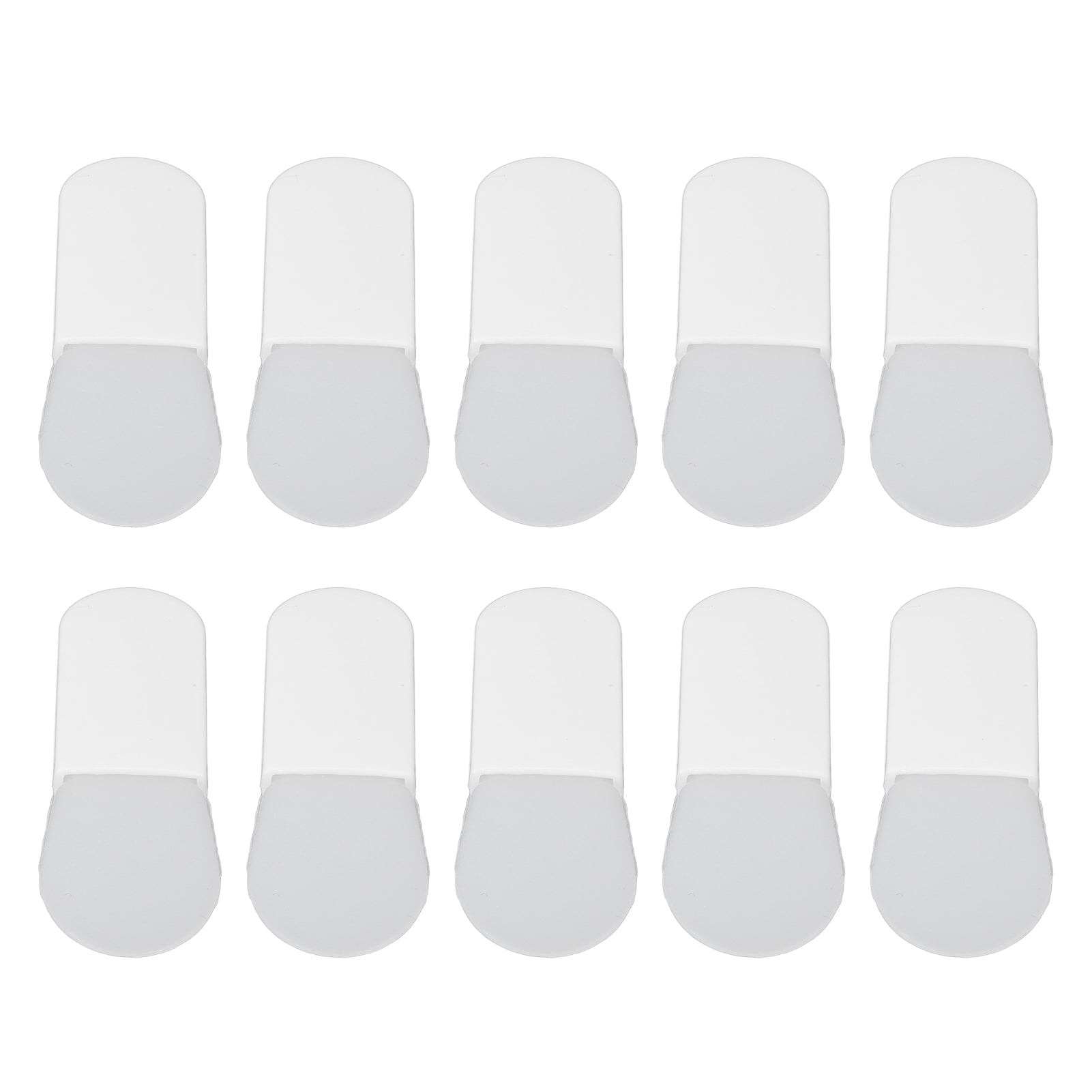 10pcs Mini Silicone Facial Mask Brush, Short Handle Mud Mask Applicator for Facial Beauty, White Short Tongue Shape (... - Image 6