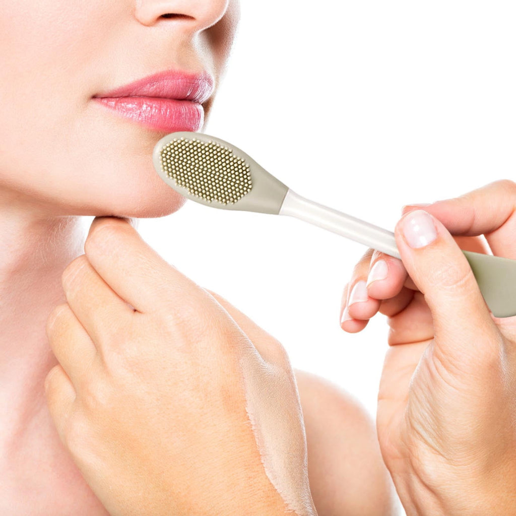 Elainilye Silicone Face Mask Applicator Brush, Pore Cleansing Tool for Mud Masks, Soft Head Skincare Brush for Facial... - Image 4