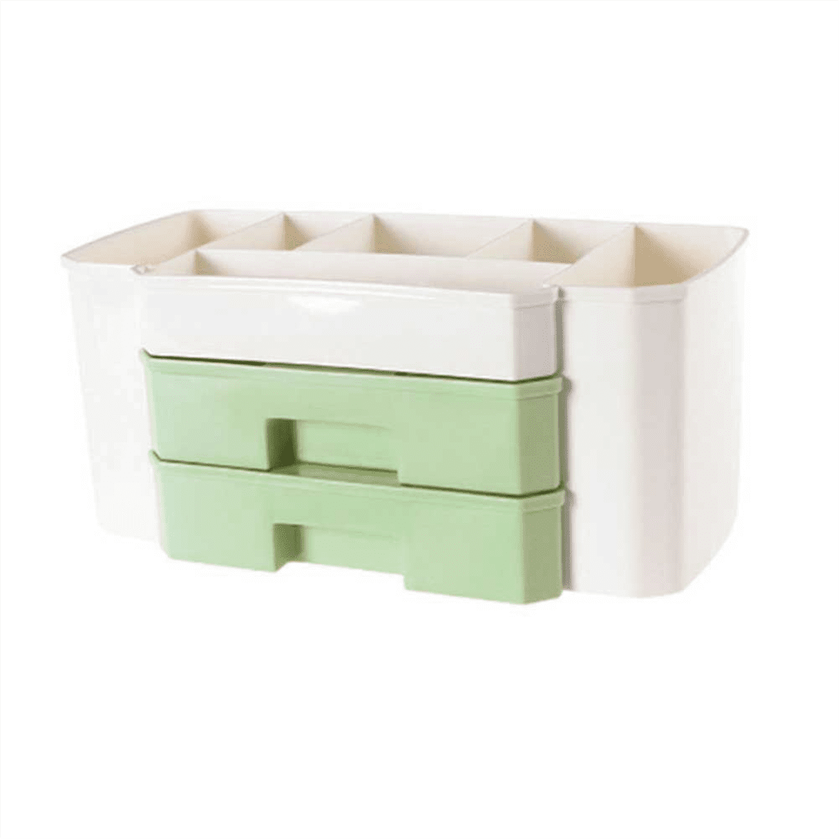 Makeup Organizer Cosmetic Case for Jewelry Hair Accessories Beauty Skincare Product Organizing Storage Box,Green - Image 6