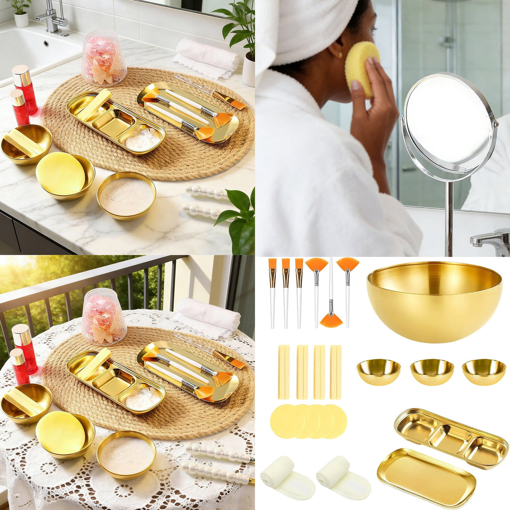 26Pcs Esthetician Supplies Professional Face Mask Mixing Bowl Set Face Mask Applicator Brushes for Skincare Application - Image 2