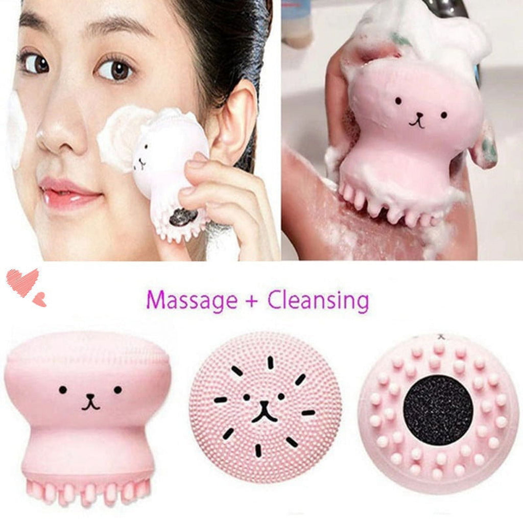 Silicone Exfoliating Brush Tool for Deep Pore Cleansing Facial Beauty Instrument - Image 4