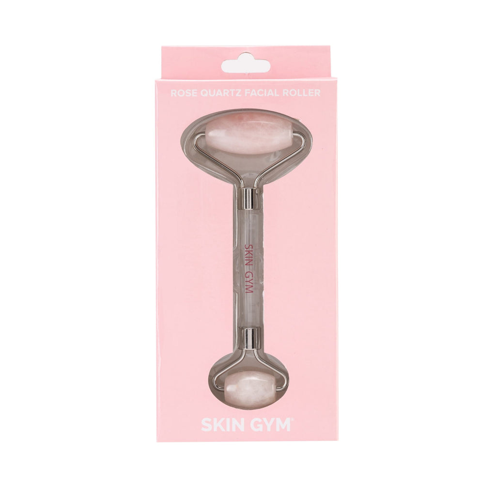 Rose Quartz Facial Roller for De-puffing and Facial Massage, Dual-Ended Small and Large 100% Rose Quartz Stones - Image 2