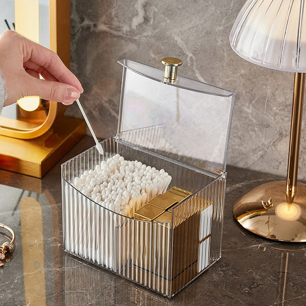 Makeup Organizer, Skincare Organizers, Cosmetic Display Cases with Transparent Cover for Bathroom Countertop, Bedroom... - Image 6