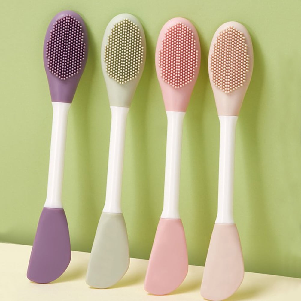 3Pack Silicone Applicator Brush for Facial Cleansing in Skincare Routine - Image 5