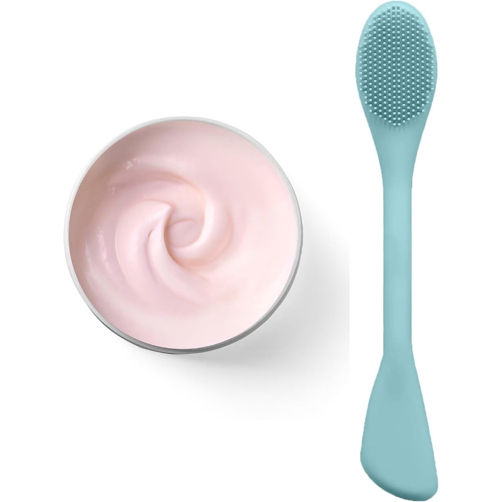 HHX 2-in-1 Silicone Face Mask Brush & Facial Cleansing Brush, Dual-ended Silicone Applicator Tool for Masks, Exfoliating and Skincare, 2 Pac - Image 5