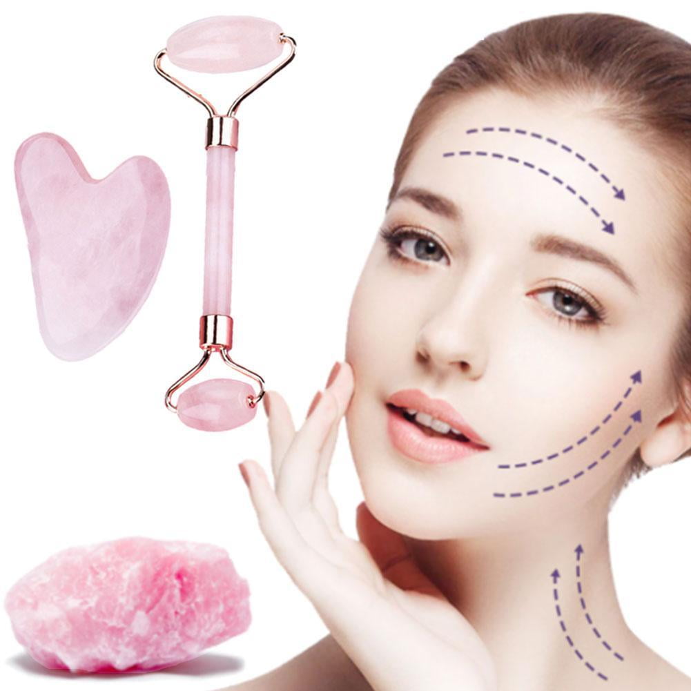 Double Headed Massage Gua Sha Resin Facial Roller Face Lift Up Skin Care Spa Tool - Image 5