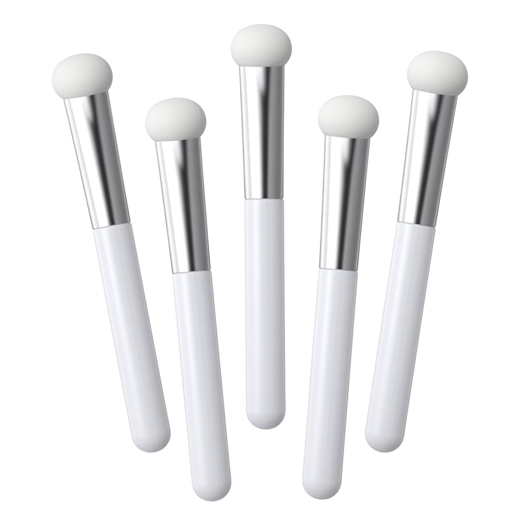 5 Pcs Mushroom Makeup Sponge Brush Applicators Concealer Brushes Round Head Brightening Brush Powder Puff With Handle...