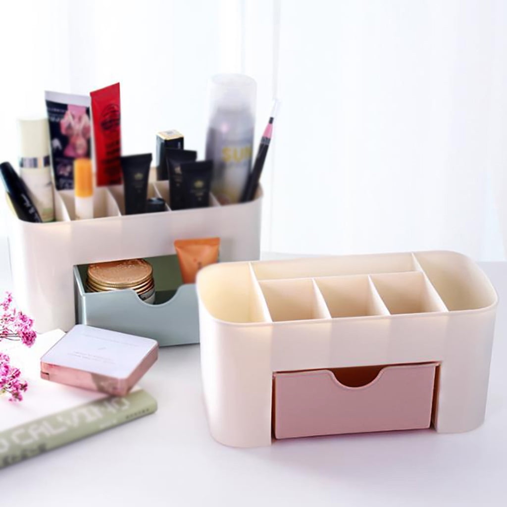 for Vanity with Brush Holder Large Capacity Cosmetic Storage Countertop Skincare for Bathroom Perfume Lotions Display... - Image 5