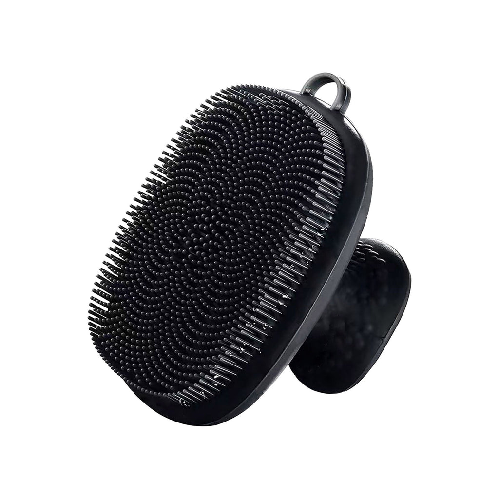 Gentle Facial Exfoliating Brush with Soft Bristles Manual Scrubber Tool for Sensitive Skin 6.7x4cm - Image 2