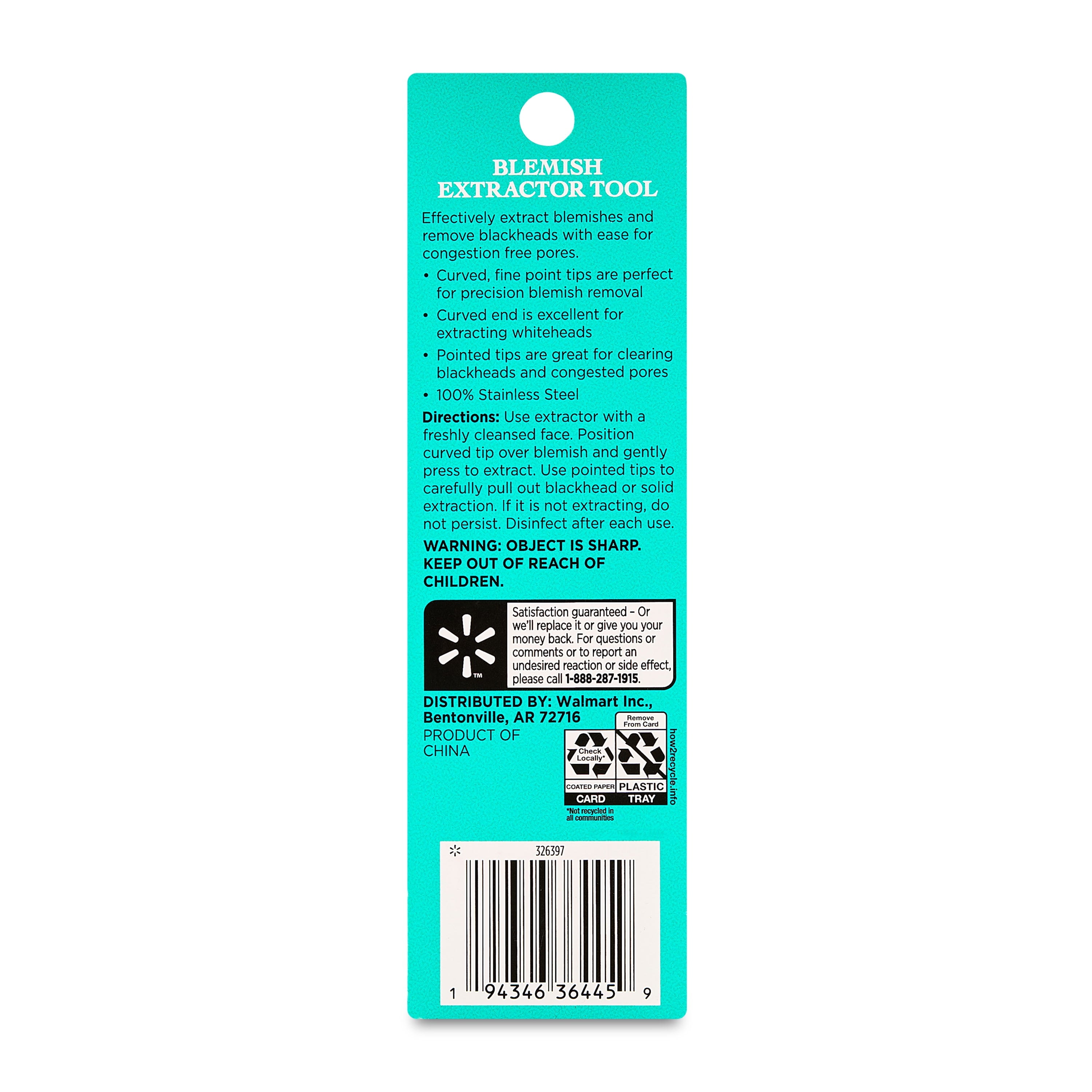 Stainless Steel Blemish Extractor Tool, 1 Count - Image 5