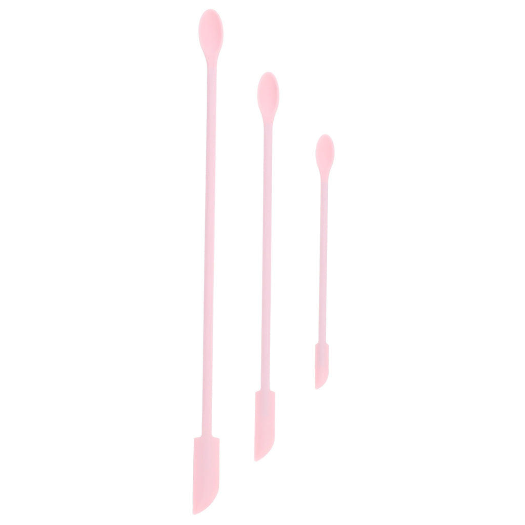 Siliaire 3Set Face Spatula for Cream Lotion Spreading Cosmetic Tools Pink 12 18x0 59in - Image 4