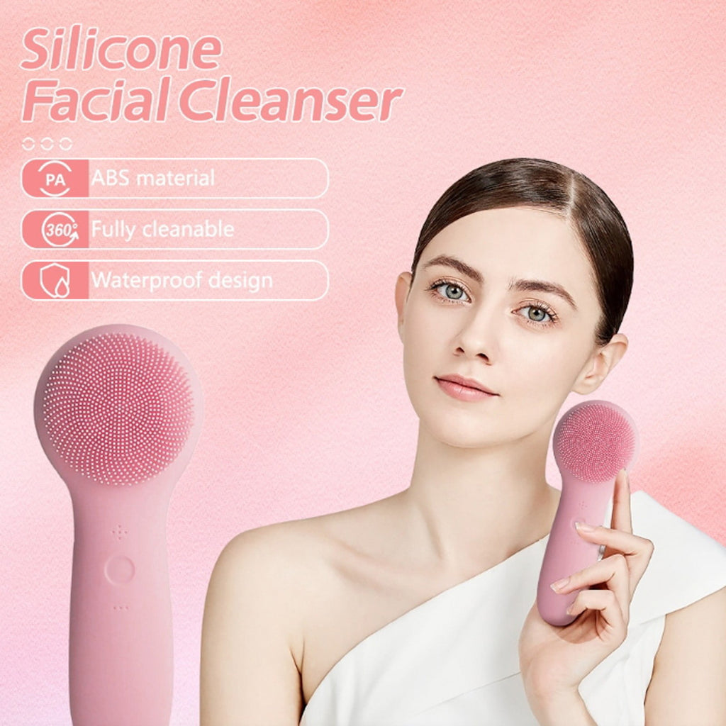 Charging Silicone Facial Cleansing Device Miniature Pore Cleaner Infusion Nourishment Beauty Tool - Image 4