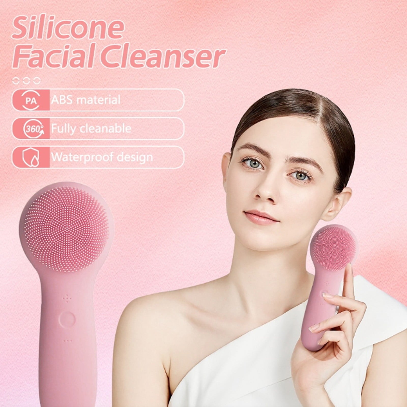 Charging Silicone Facial Cleansing Device Miniature Pore Cleaner Infusion Nourishment Beauty Tool - Image 4