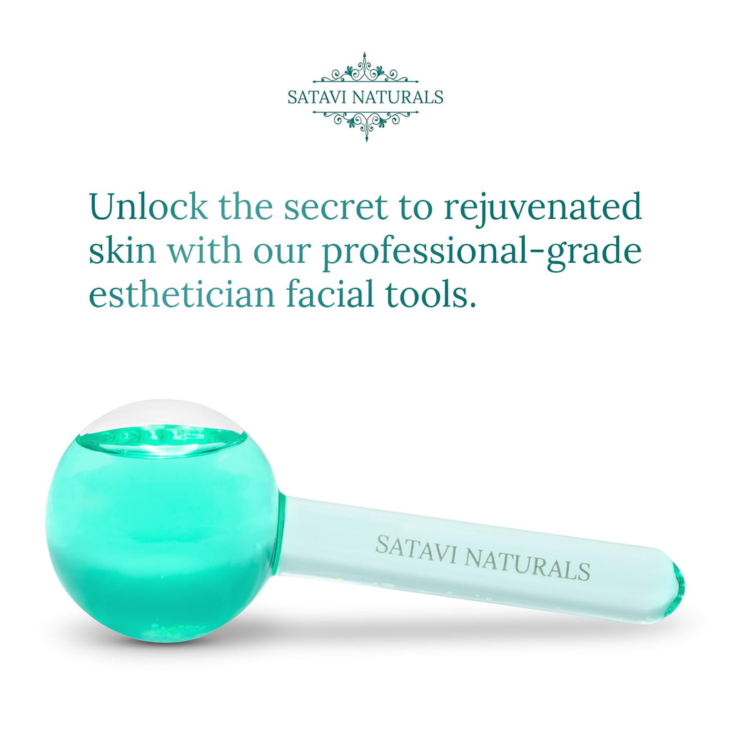 Beauty Ice Globes (Heat-Resistant & Freezer-Safe) Luxurious Facial Tools for Radiant Skin, Enhances Circulation to Ti... - Image 5