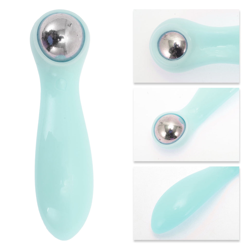 1 Pc Reusable Facial Roller for Beauty Parlor Blue Green PP Magnetic Beads - Image 3