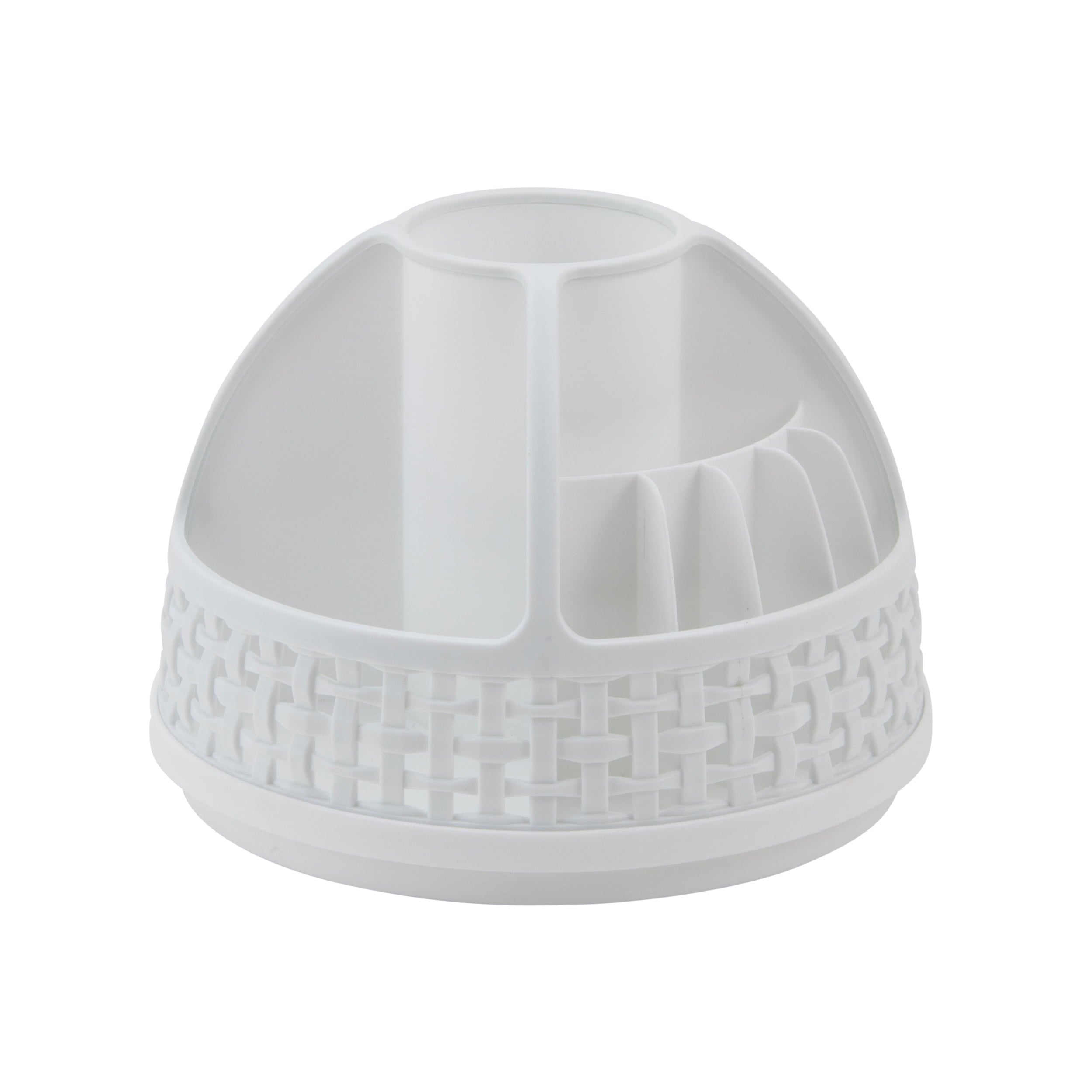 Thinkspace Beauty Rotating Cosmetic Organizer, White - Image 4