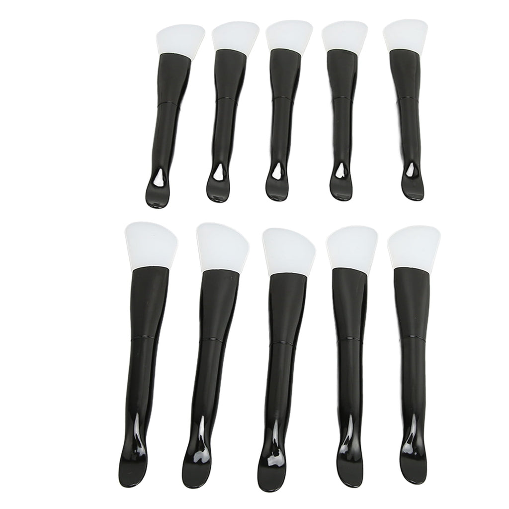 10pcs Silicone Facial Mask Brush Professional Double Ended Mud Mask Applicator Set for Home Beauty Salon, 10 Count / ... - Image 3