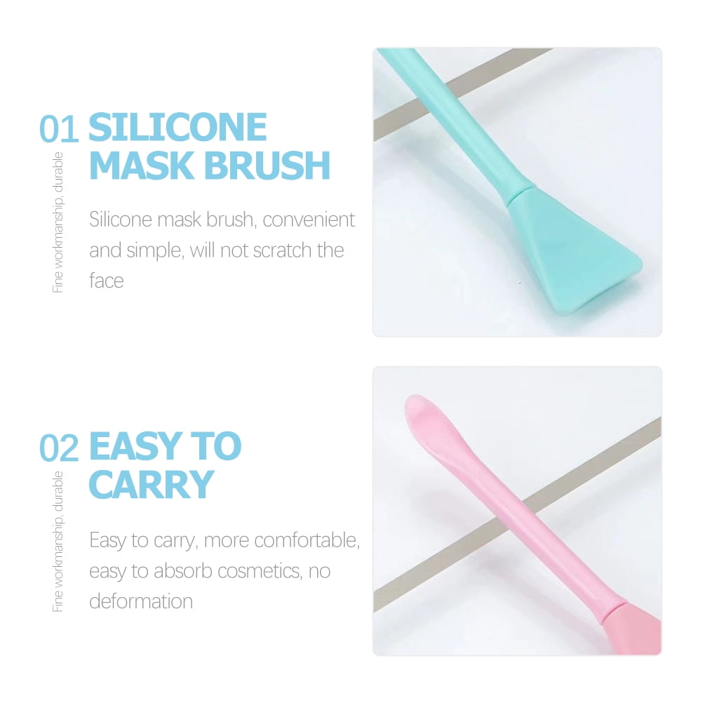10Pcs Multifunctional Silicone Mask Brush for Smooth Application of Mud and Moisturizers - Image 6