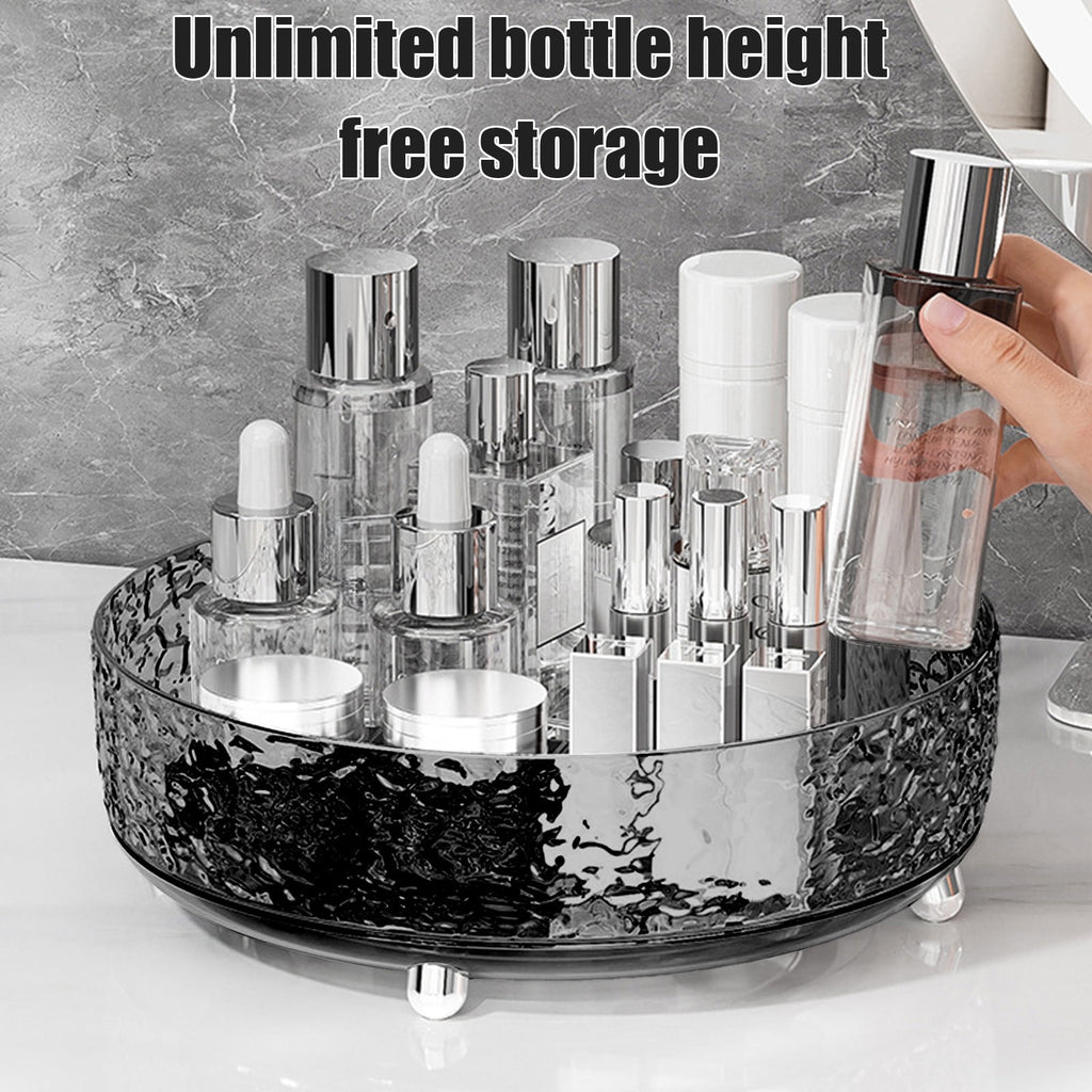 HomeKingdee 360° Rotating Makeup Organizer Perfume Lazy Susan, Spinning Skincare Storage for Dresser and Bathroom Cou... - Image 5